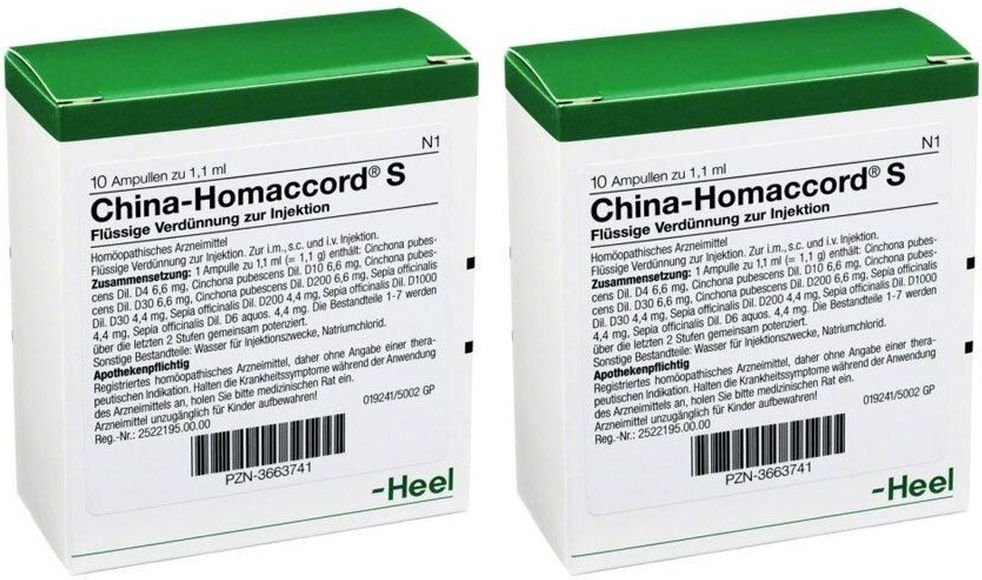 China Homaccord S Ampullen 2x 2x10 St