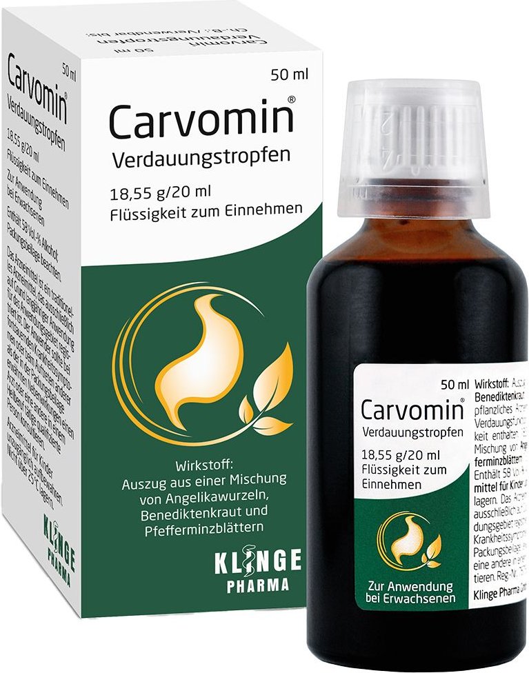 Carvomin Verdauungstropfen 50 ml Flüssigkeit zum Einnehmen