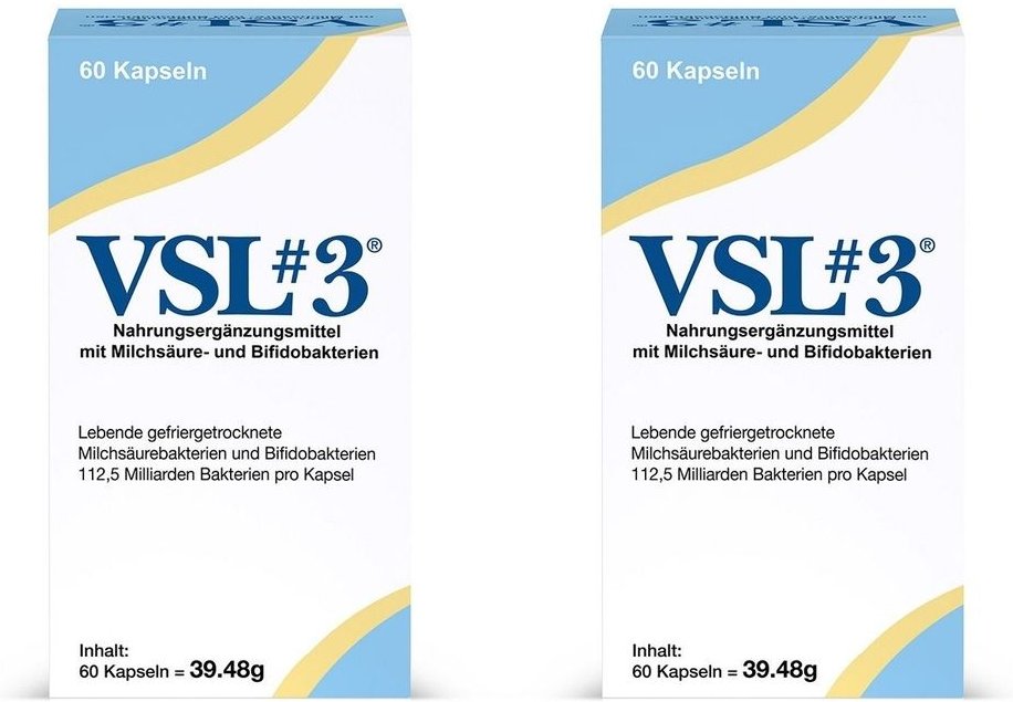 Vsl3 Kapseln hochdos.Milchsäure+Bifidobakterien 2x 2x60 St