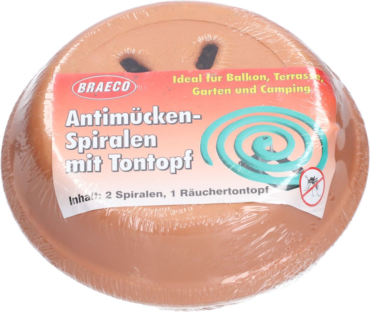 Anti-Mücken Spiralen m.Tontopf 1 St
