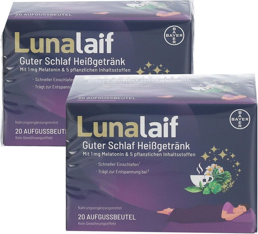 Thumbnail - Lunalaif Guter Schlaf Heißgetränk Beutel 2x20 St