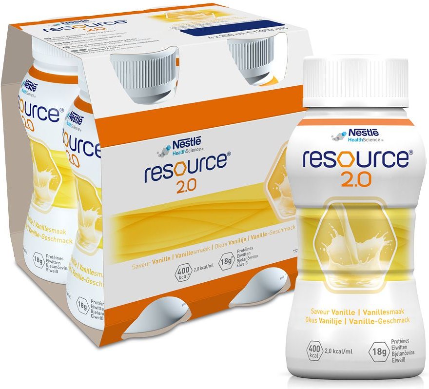 Resource 2.0 Vanille 4x200 ml Flüssigkeit