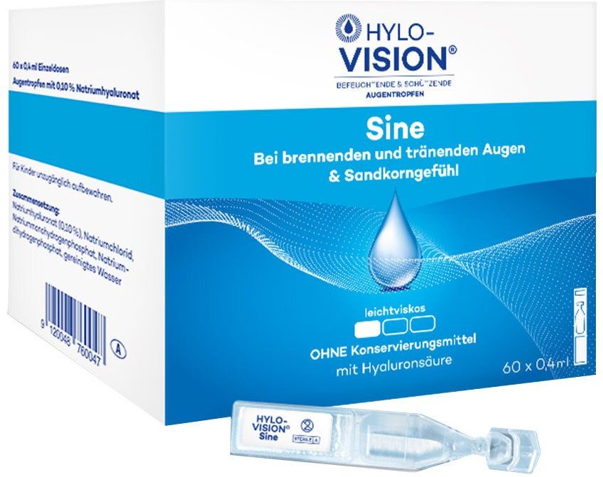 Hylo-Vision sine Einzeldosispipetten 60x0,4 ml