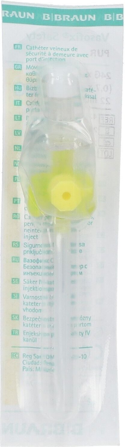 VASOFIx Safety 24G 0.7x19P x5 5x1 St Kanüle
