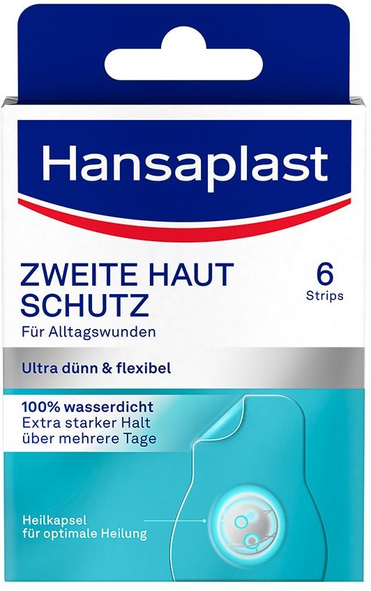 Hansaplast Zweite Haut Schutz Pflaster 6 St
