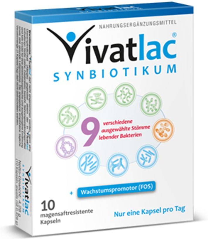 Thumbnail - Vivatlac Synbiotikum magensaftresistente Kapseln 10 St magensaftresistent