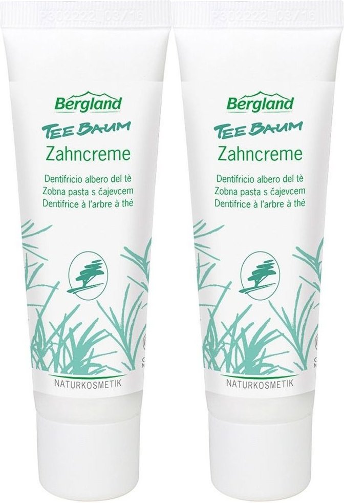 Teebaum Zahncreme x2 2x50 ml Zahnpasta