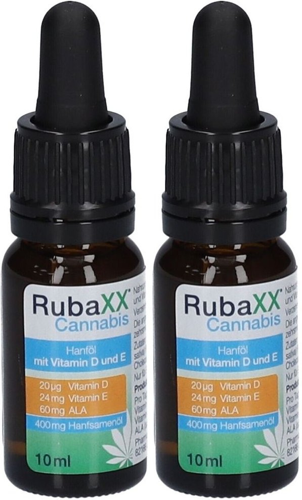 Rubaxx Cannabis Tropfen zum Einnehmen 2x 2x10 ml