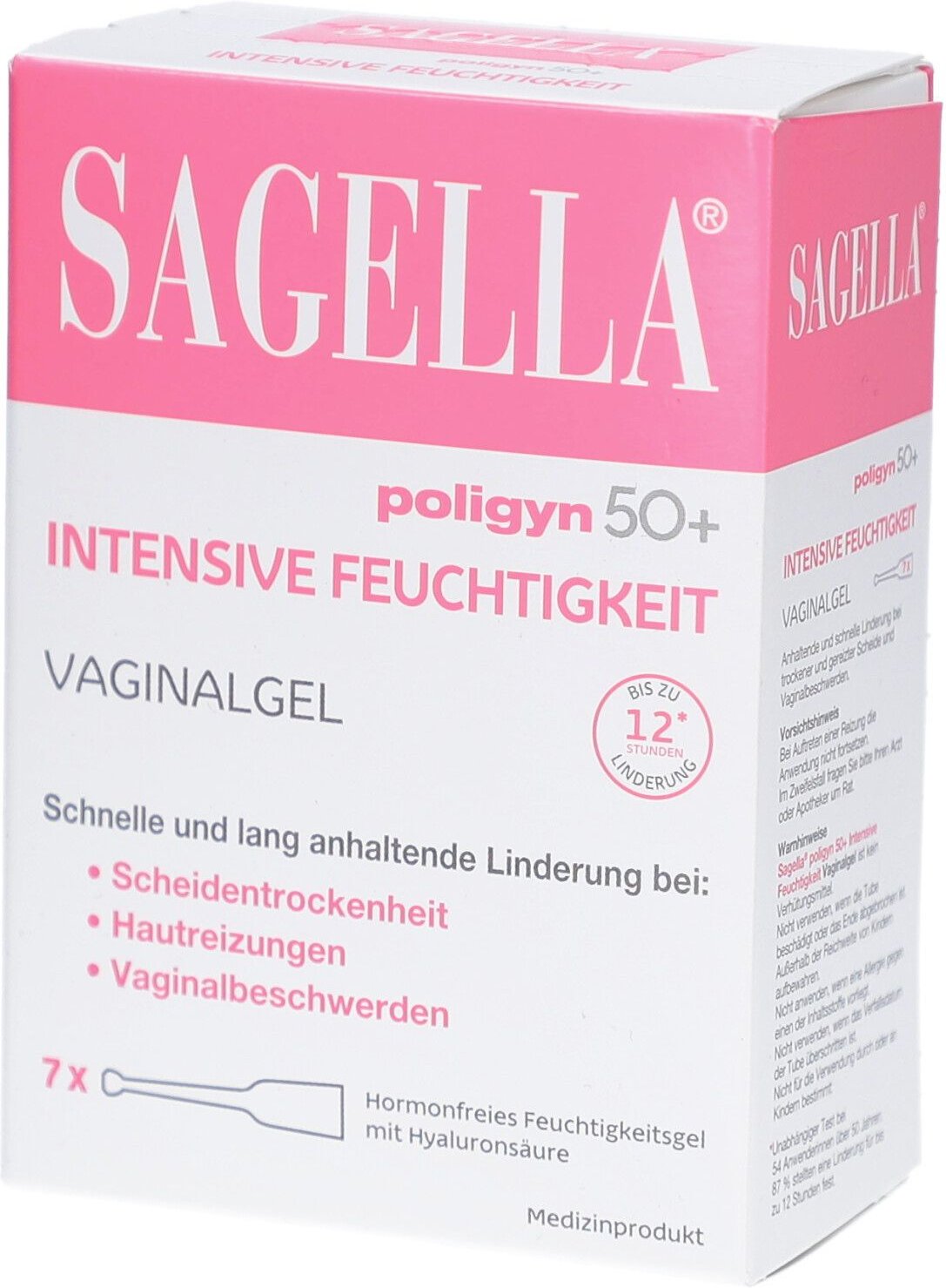Sagella poligyn 50+ intensive Feuchtigkeit Gel 7 St