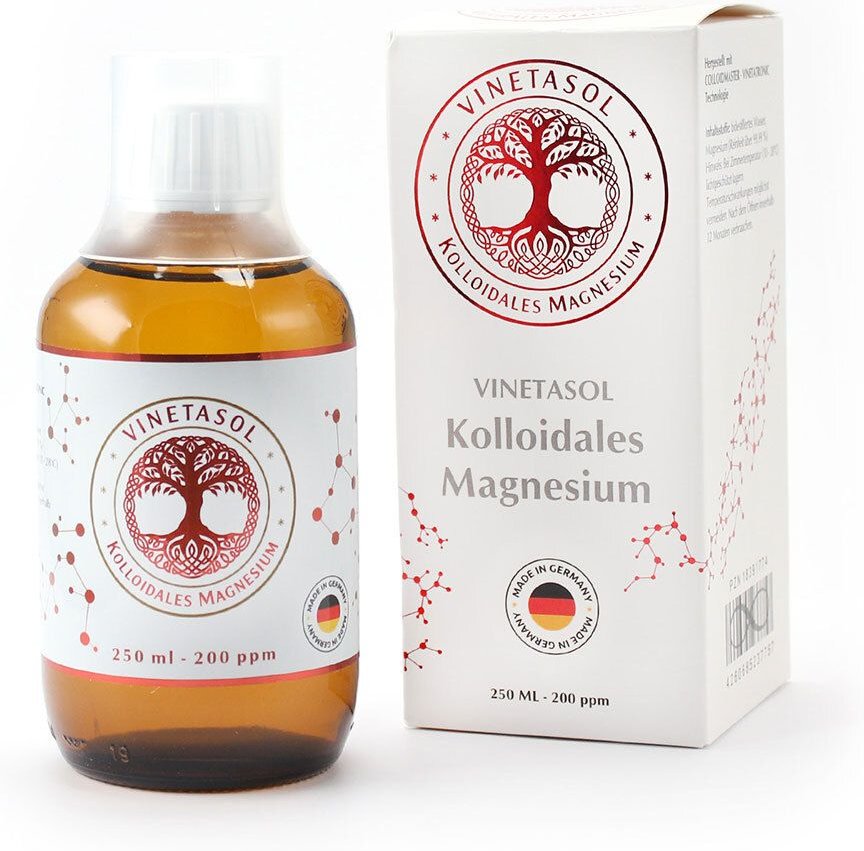 Vinetasol kolloidales Magnesium 200 ppm 250 ml Flüssigkeit