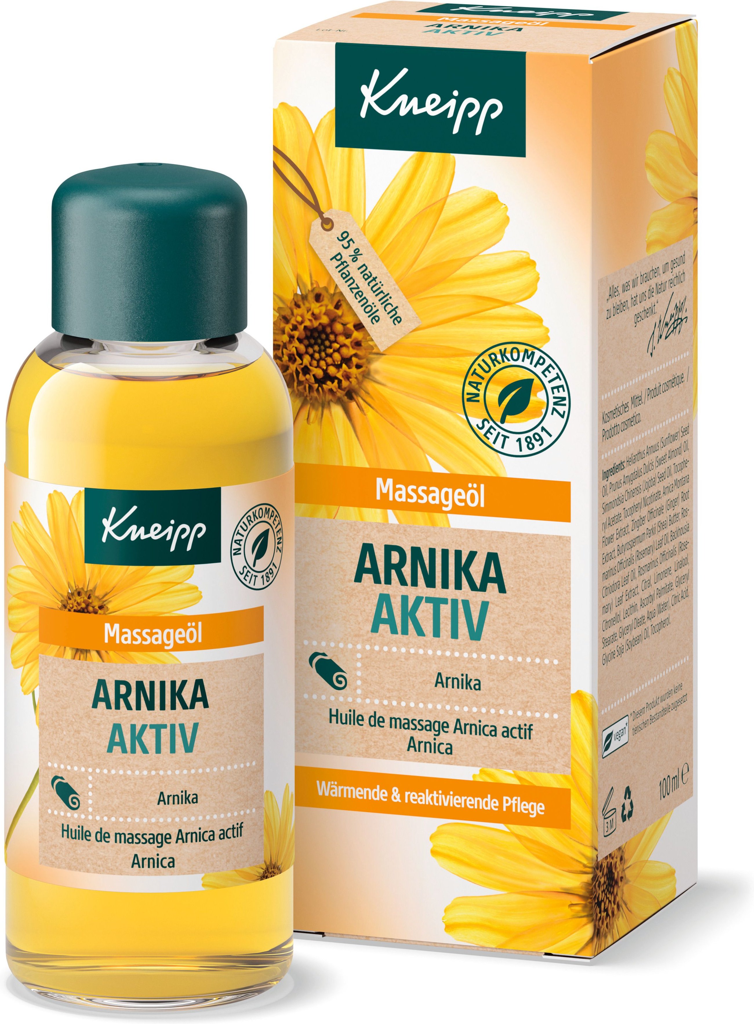 Kneipp Massageöl Arnika Aktiv 100 ml