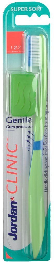 Jordan Clinic Gum Prot.Zahnb.sup.soft m.Druckkont. 1 St Zahnbürste