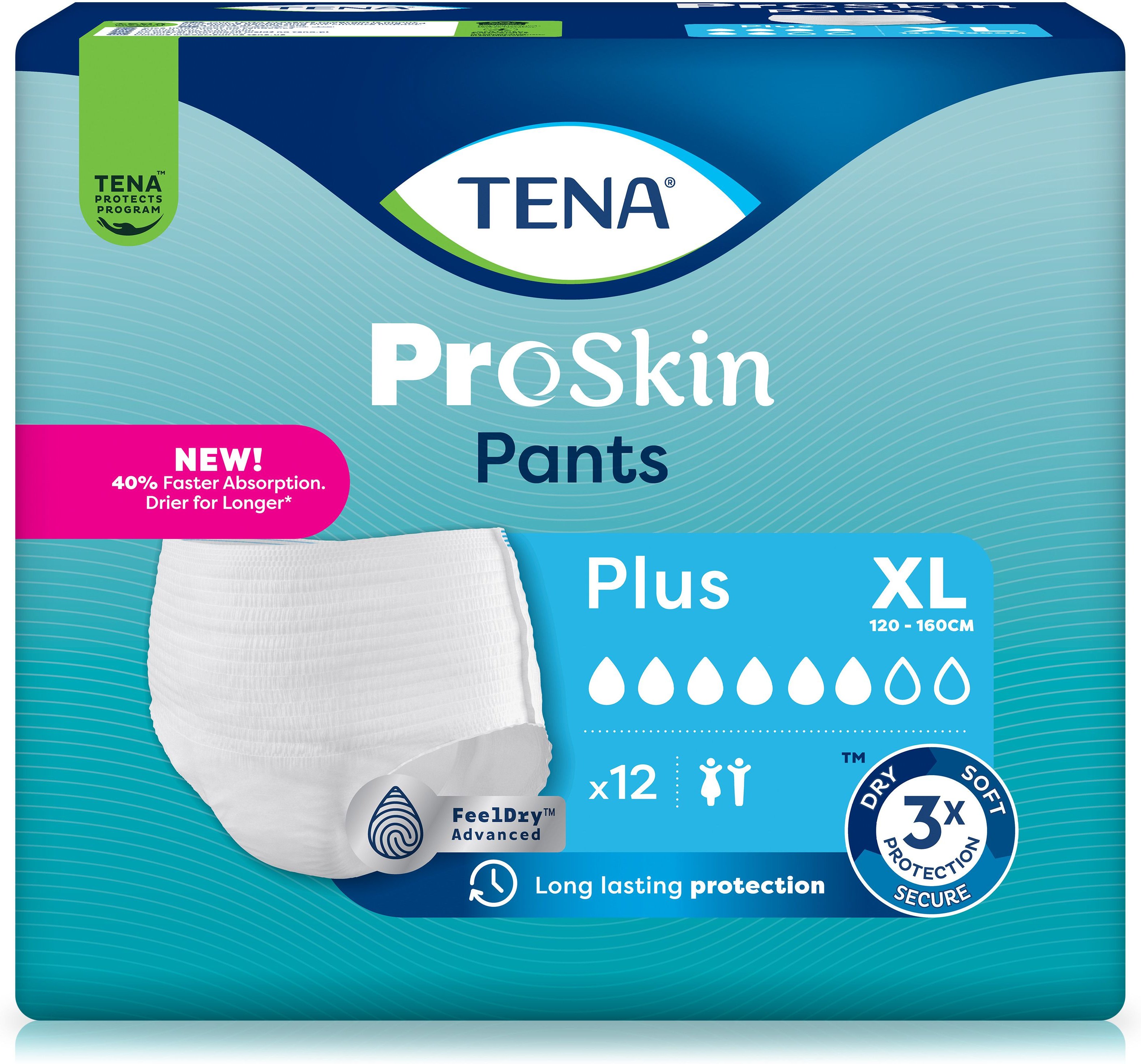 Thumbnail - Tena Pants Plus XL bei Inkontinenz 12 St Einweghosen