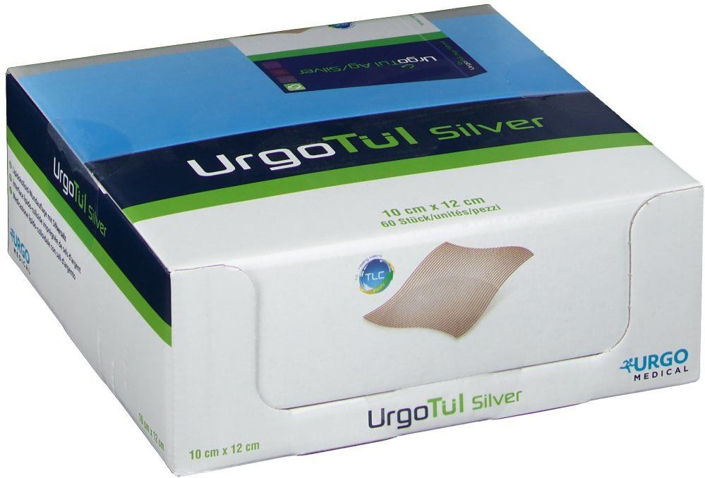 Urgotül Silver 10x12 cm Wundgaze 60 St