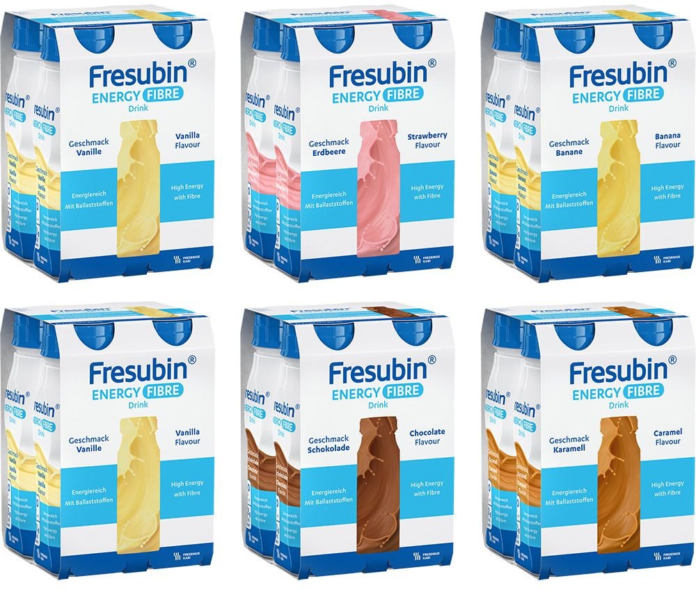 Thumbnail - Fresubin Energy Fibre Drink Mischkarton Trinkfl. 24x200 ml Lösung