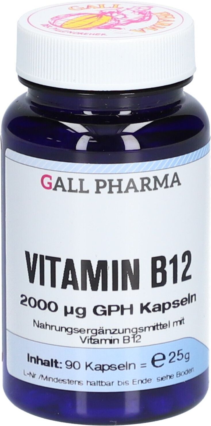 Vitamin B12 2000 µg GPH Kapseln 90 St
