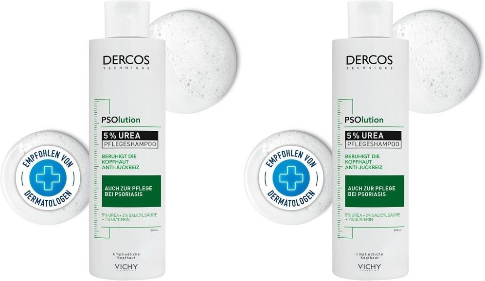 Vichy Dercos Anti-Schuppen Shampoo Psoriasis 2x 2x200 ml