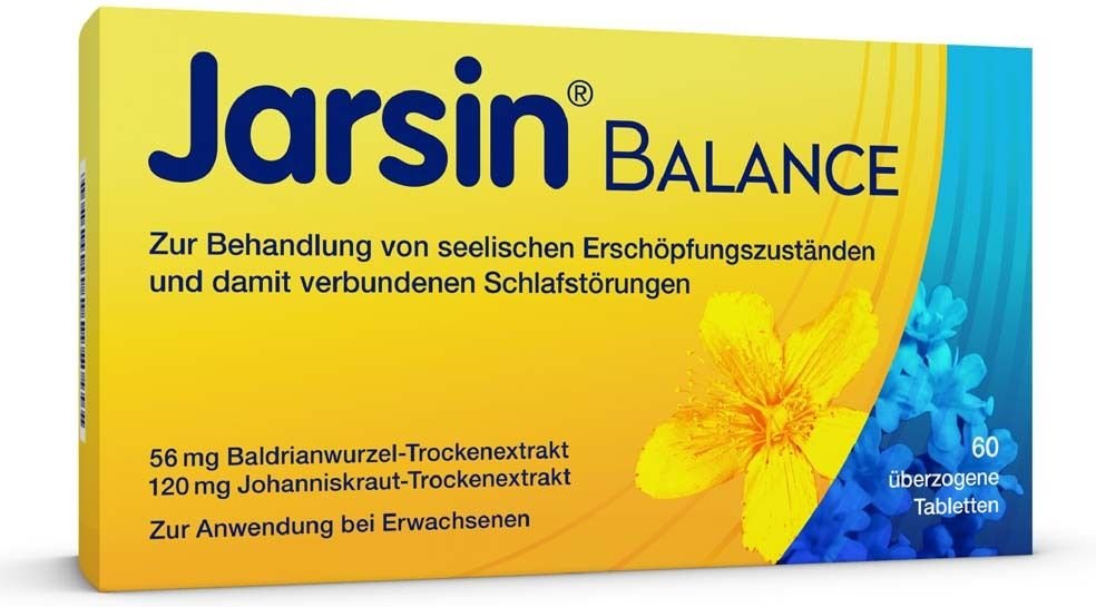 Jarsin Balance 56 mg/120 mg überzogene Tab. 60 St Überzogene Tabletten