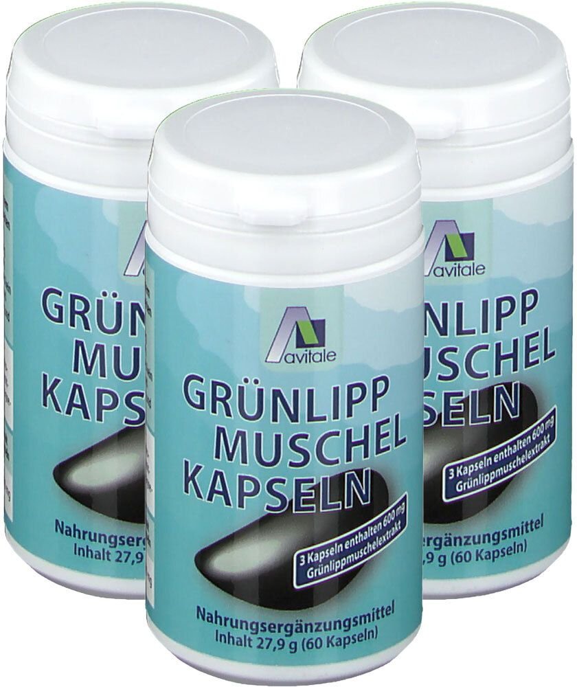 Avitale Grünlippmuschel 3x60 St Kapseln