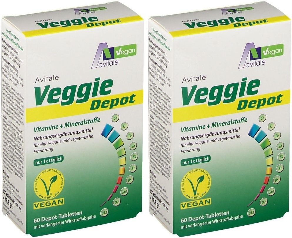 Veggie Depot Vitamine+Mineralstoffe Tabletten 2x 2x60 St