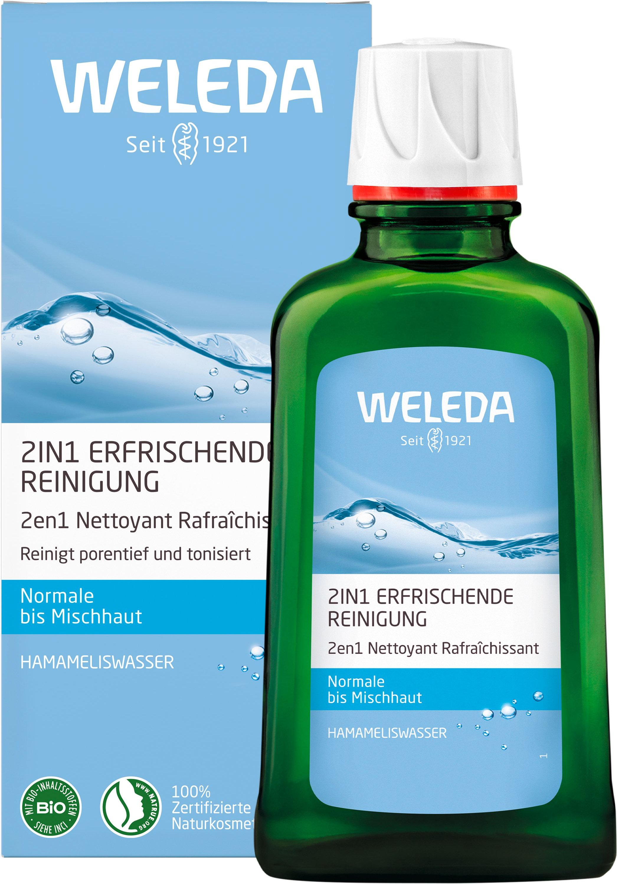 Weleda 2in1 erfrischende Reinigung Milch 100 ml