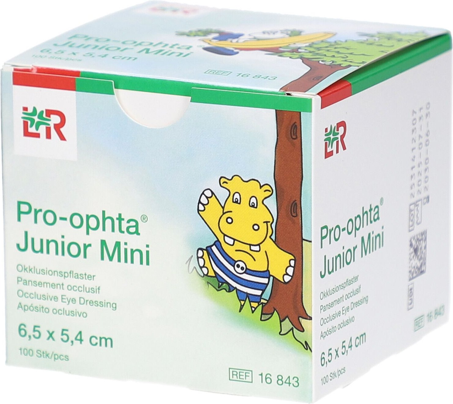 Pro-Ophta Junior mini Okklusionspflaster 100 St Pflaster