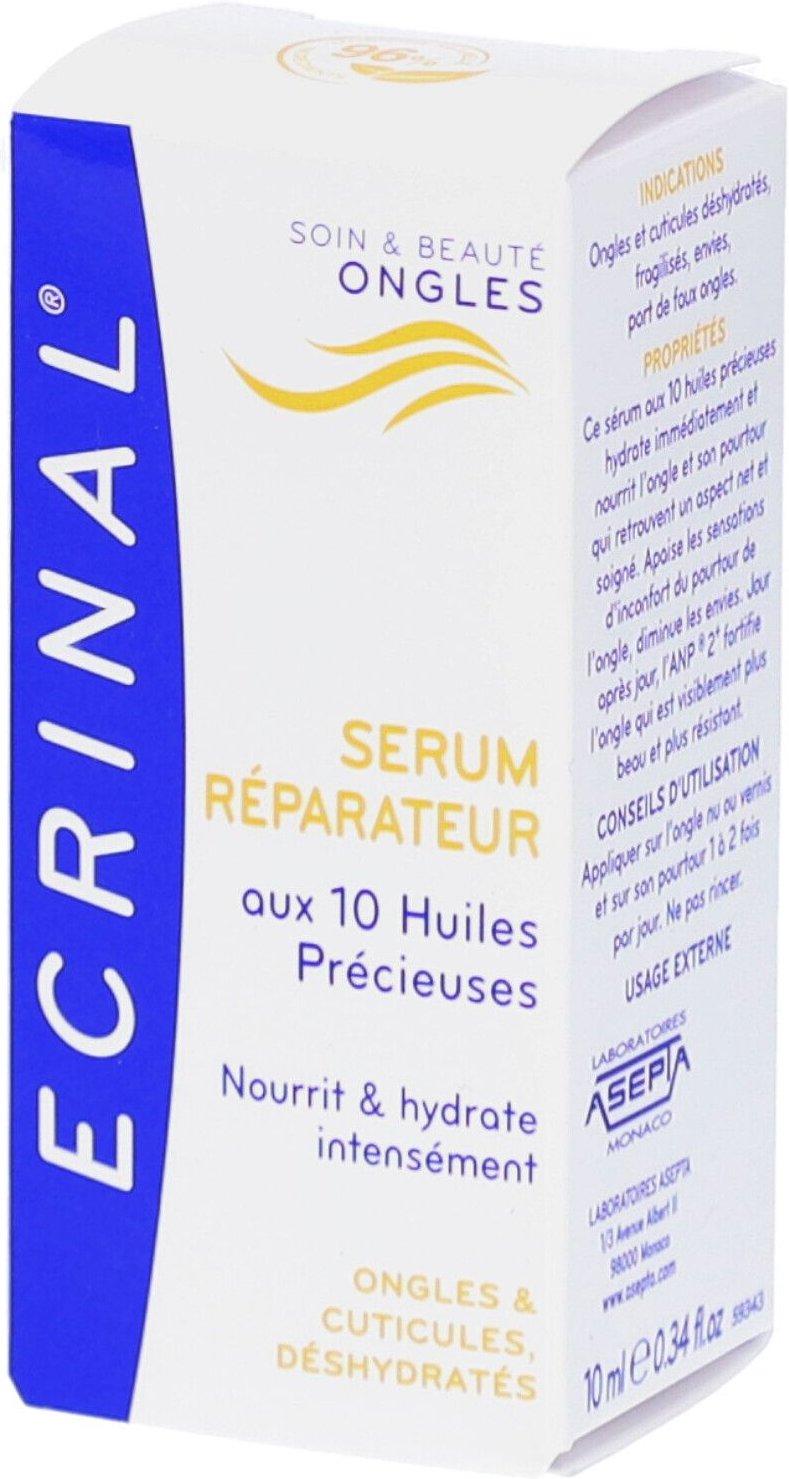 Ecrinal Herstellend Serum Met 10 Kostbare Oliën ok Fren ml Konzentrat