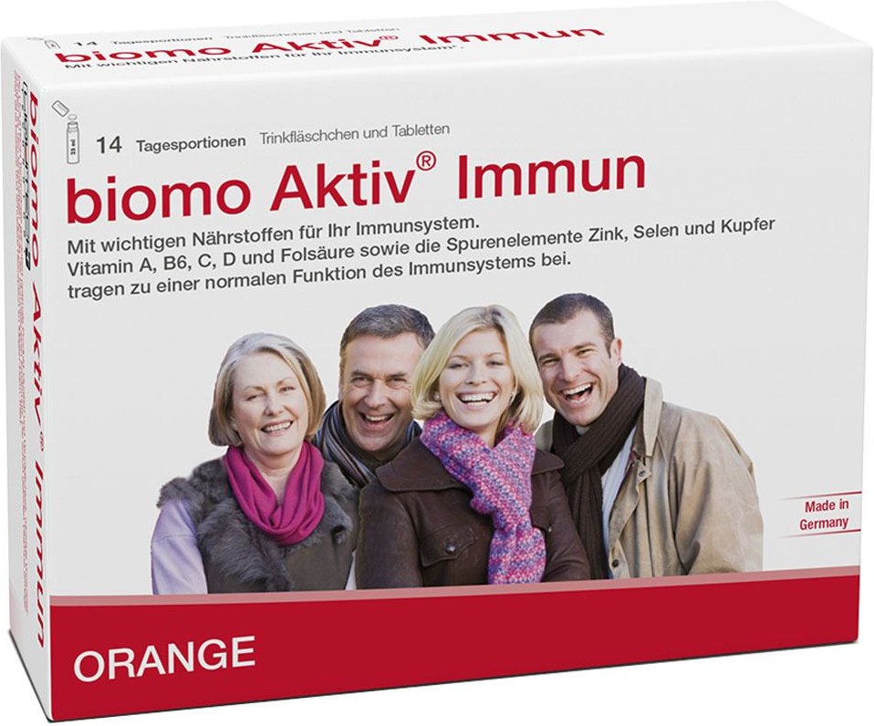 Thumbnail - Biomo Aktiv Immun Trinkfl.+Tab.14-Tages-Kombi 14 St Kombipackung