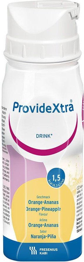 Provide Xtra Drink Orange Ananas Trinkflasche 6x4x200 ml Lösung