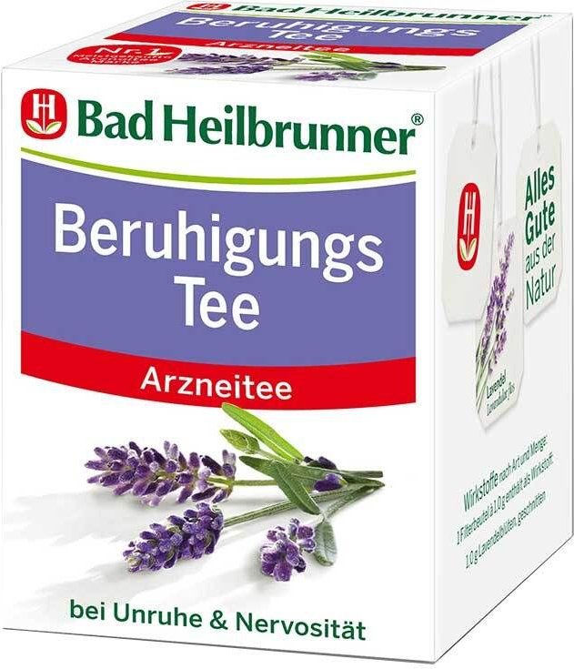 BAD Heilbrunner Beruhigungs Tee m.Lavendelbl.Fbtl. 8x1 g Filterbeutel