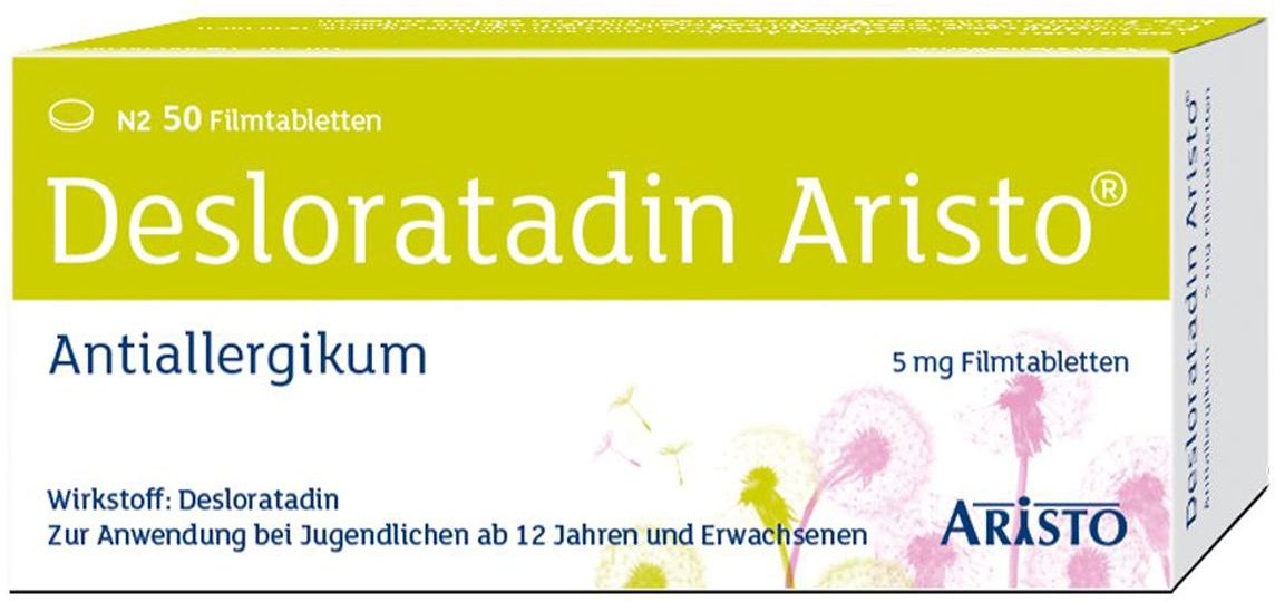 Desloratadin Aristo Antiallergikum 5 mg Filmtabletten