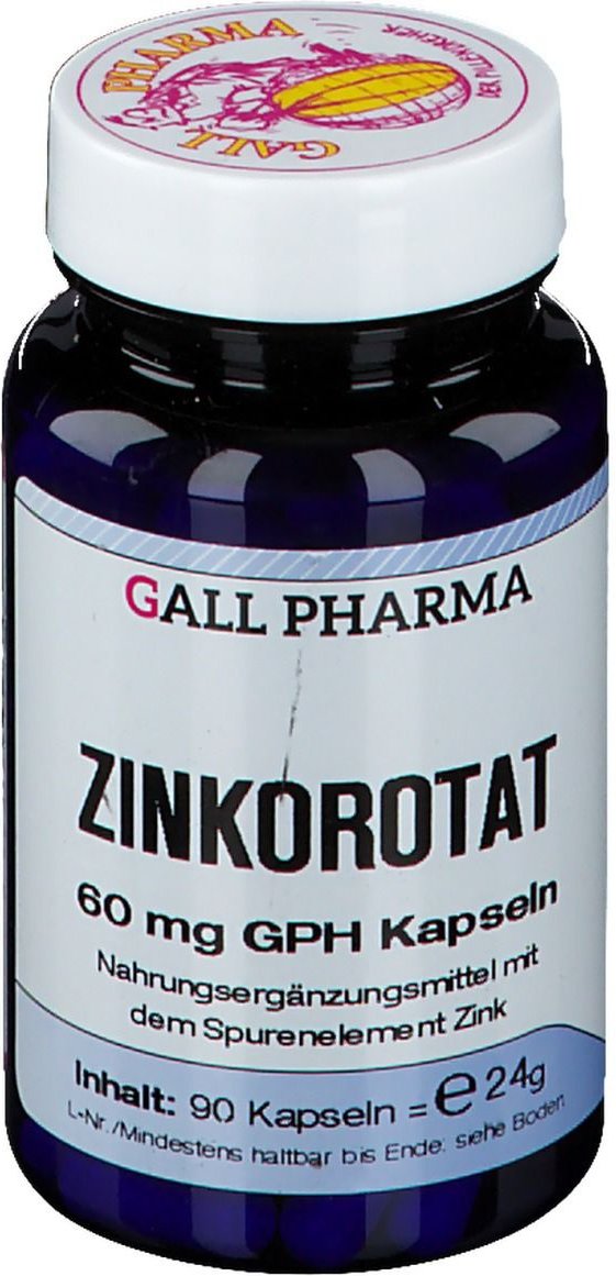 Zinkorotat 60 mg GPH Kapseln 90 St