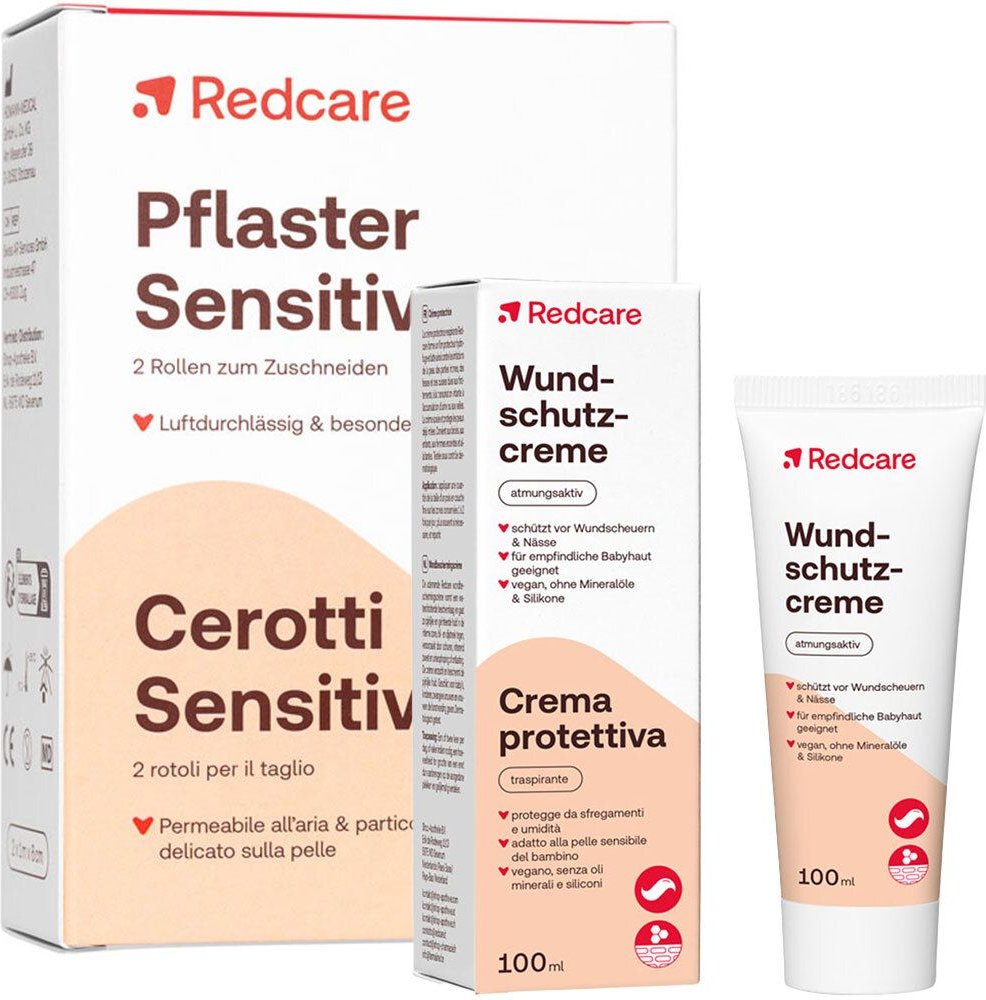 Thumbnail - Redcare Pflaster Sensitiv & Wundschutzcreme 1 St Set