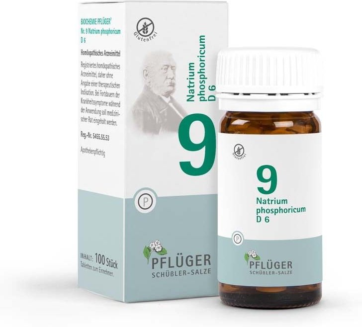 Biochemie Pflüger 9 Natrium phosphoricum D 6 Tabletten