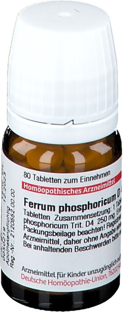Ferrum Phosphoricum D 4 Tabletten 80 St
