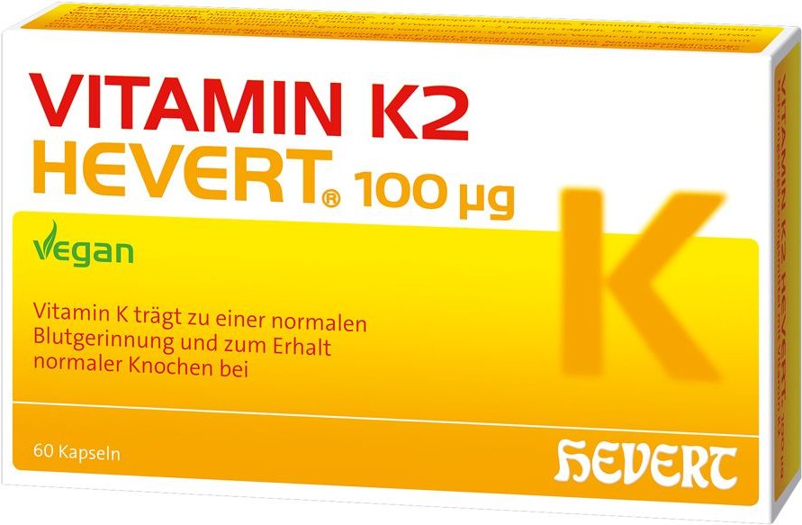 Thumbnail - Vitamin K2 Hevert 100 µg Kapseln 60 St