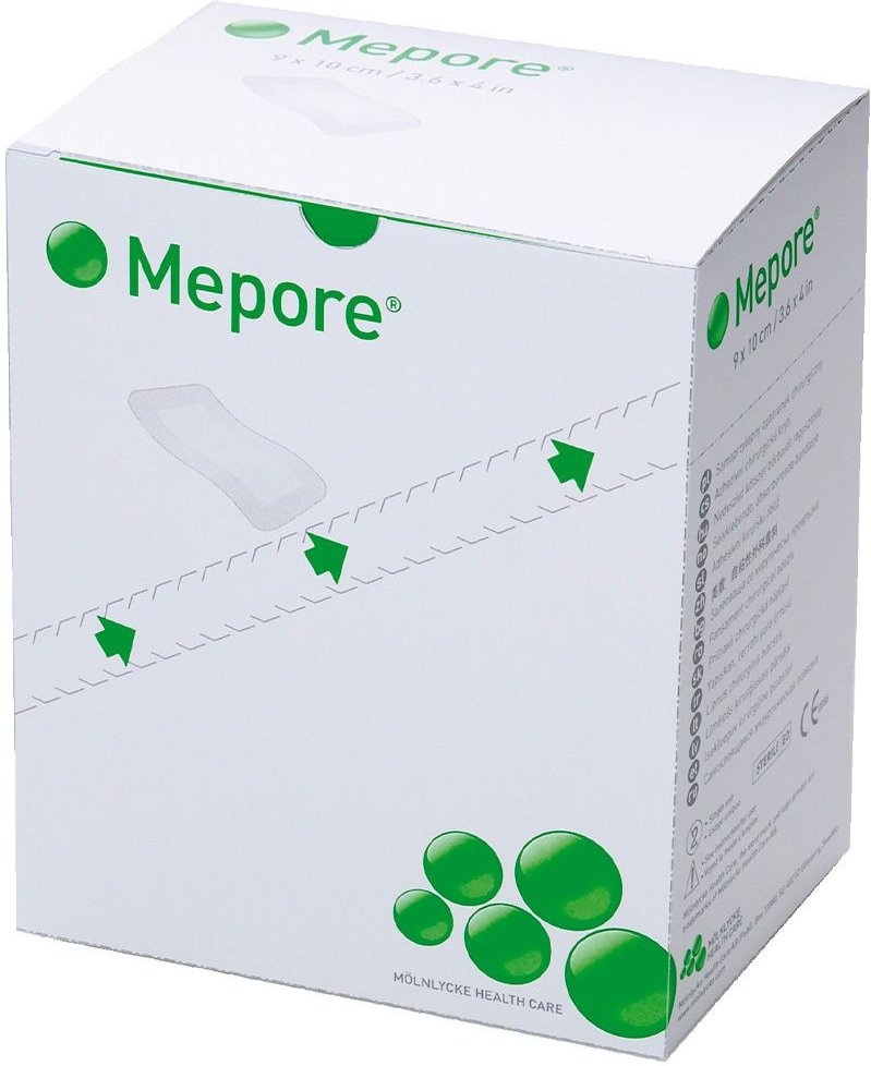 Mepore Wundverband steril 7x8 cm 55 St Pflaster