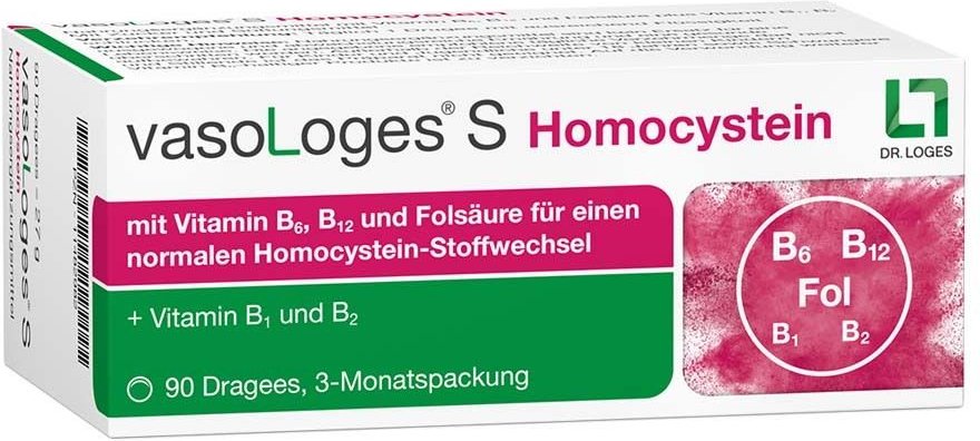Vasologes S Homocystein Dragees 90 St