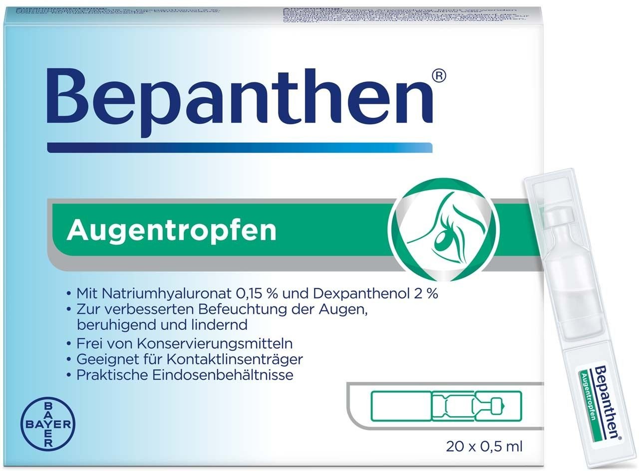 Bepanthen Augentropfen 20x0,5 ml