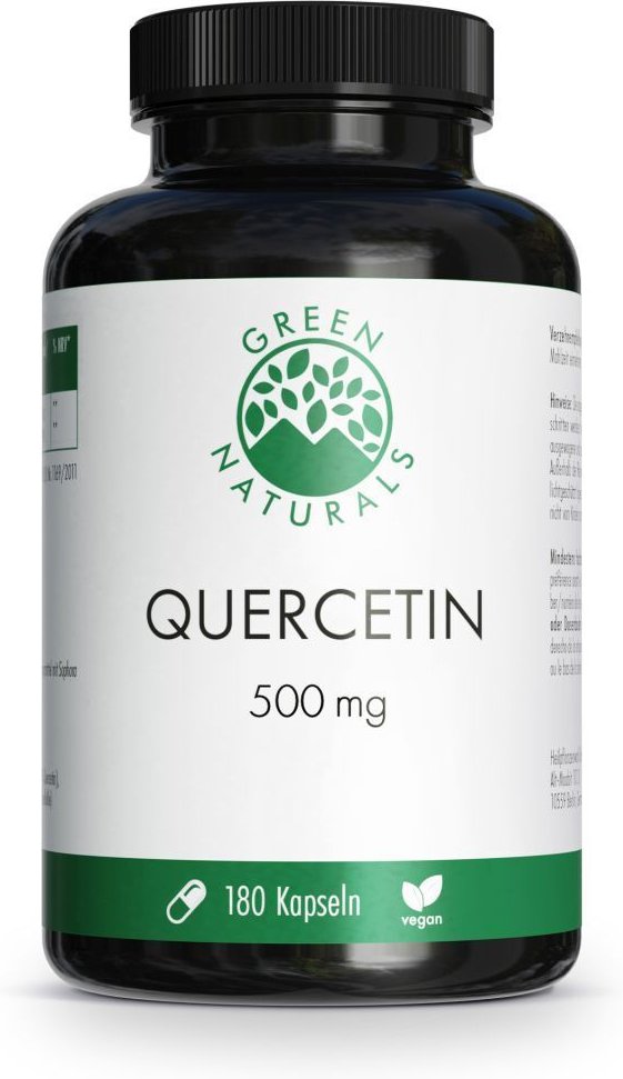 Green Naturals Quercetin 500 mg hochdosiert Kaps. 180 St Kapseln