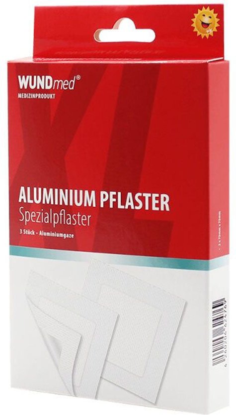 Thumbnail - Pflaster m.Aluminiumgaze Schürfwunden 3 St