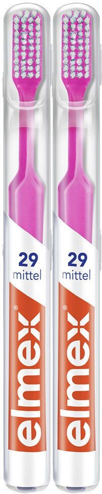 2x Elmex 29 Zahnbürste im Köcher 2x1 St