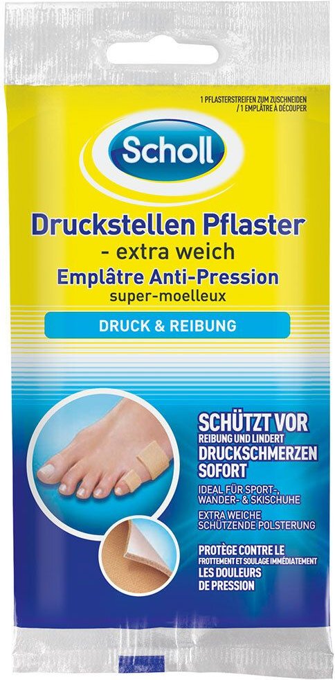 Scholl Druckstellen Pflaster extra weich 1 St