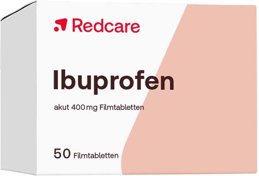Ibuprofen akut 400 mg Filmtabletten/Redcare 50 St Filmtabletten