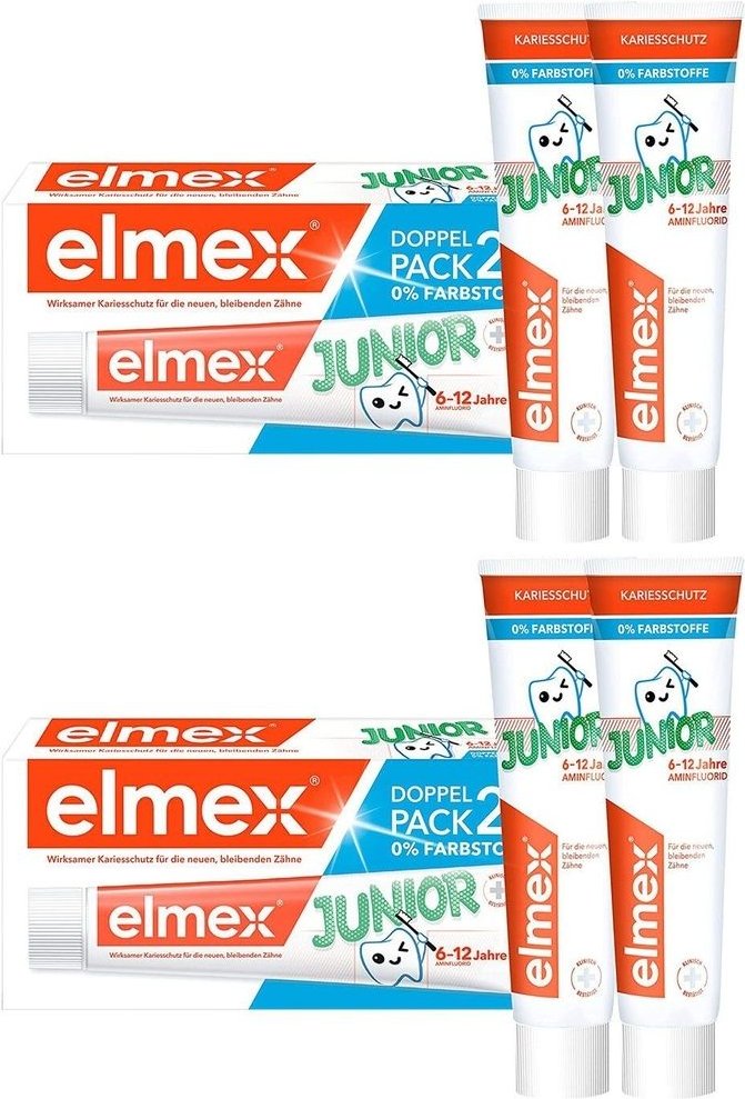 Thumbnail - 2x Elmex Junior Zahnpasta Doppelpack 2x2x75 ml