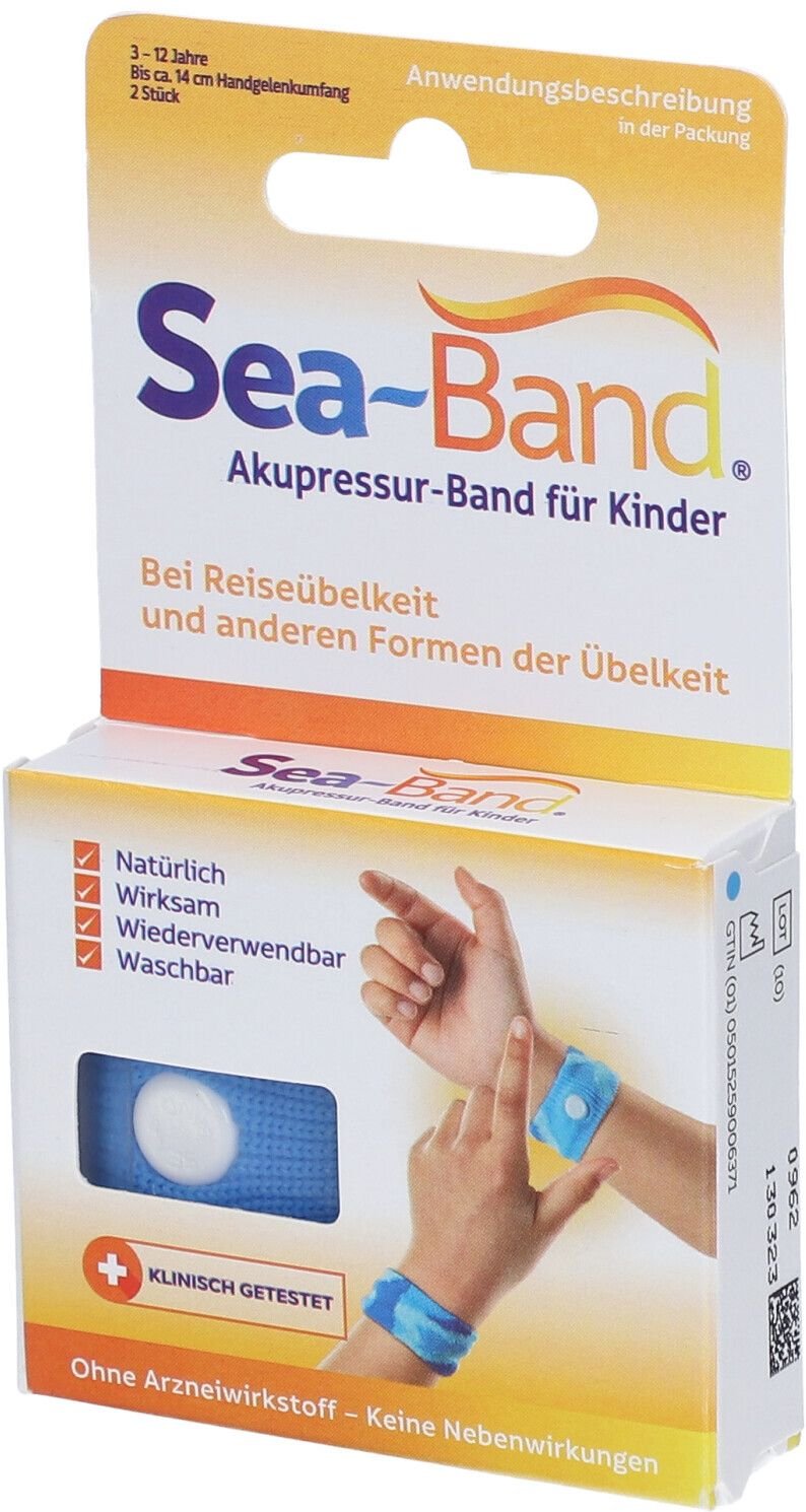 Thumbnail - Sea-Band Akupressurband f.Kinder 2 St Bandage(s)