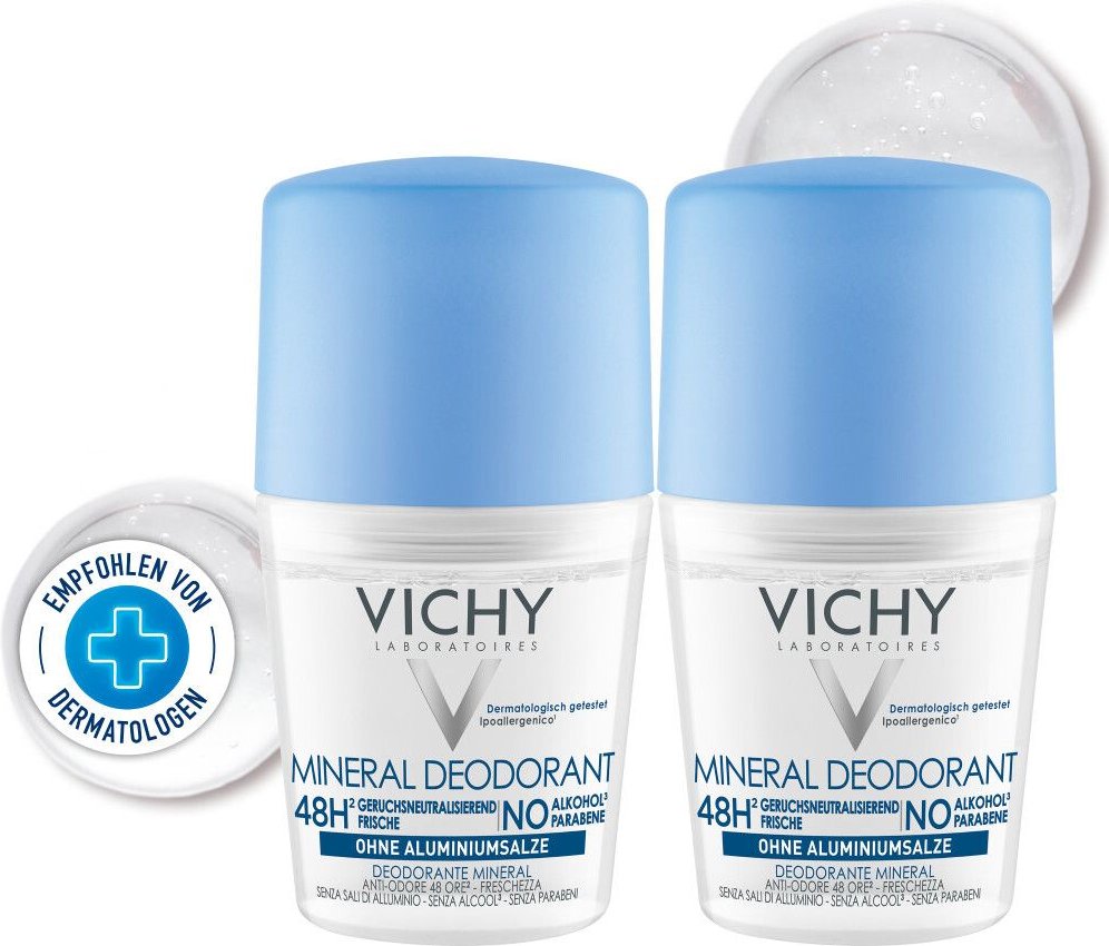 Thumbnail - Vichy DEO Roll-on Mineral Doppelpack 2x50 ml Roller