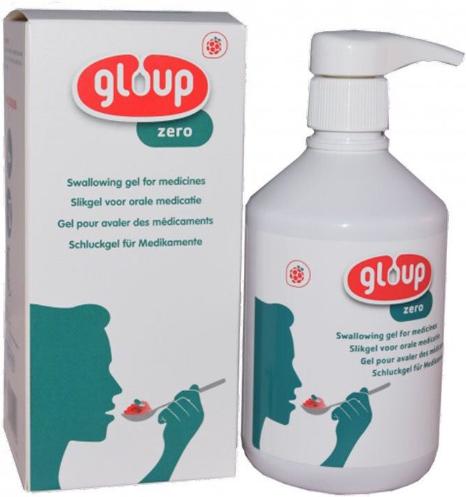 Gloup Zero Medikamenteneinnahme Gel Himbeere 500 ml
