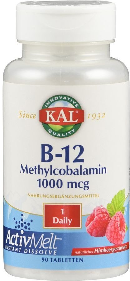 Methylcobalamin Vit.B12 1000 µg ActivMelt KAL Lut. 90 St Lutschtabletten