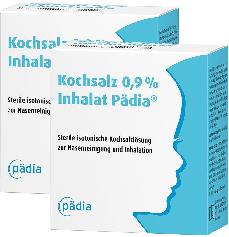 Kochsalz 0,9% Inhalat Pädia Ampullen x2 40x2,5 ml